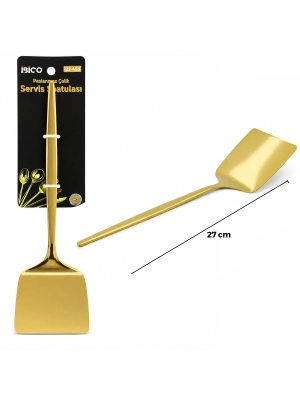 Egonex İbico İ22-453 ( 27cm ) ( Altın & Gold ) ( Metal ) ( Servis Spatula )*12x10