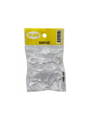 Egonex İstanbul Grup ( Küçük ) ( 4pcs ) Şeffaf Vantuz*25x40