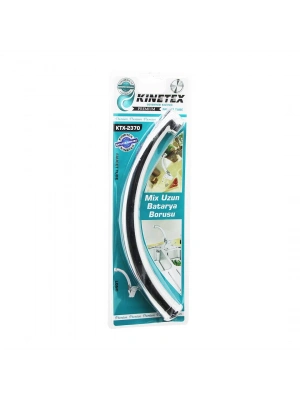 Egonex Kınetex Ktx-2370 ( Mix Uzun ) ( Evye ) Mutfak Batarya Borusu ( Süzgeçli Uç ) ( Krom Kaplama )*80