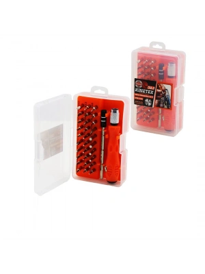 Egonex Kınetex Ktx-3150 ( 32in1 ) Tornavida Bits Uç Seti ( 30pcs Uç + 1-kalem Model T.vida Sapı + 1-uzatma Adaptörü )*20x6
