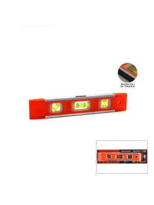 Egonex Kınetex Ktx-3262 ( 9 ) ( Mini=230mm ) ( Mıknatıslı ) Su Terazisi*240