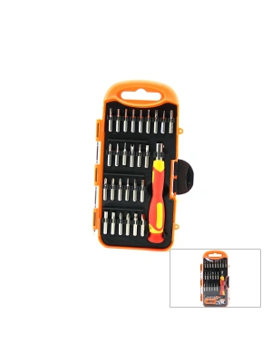 Egonex Kınetex Ktx-3449 ( 28pcs ) Saatçi Telefon Bits Tornavida Seti ( 27pcs Uç + 1-t.vida Sapı )*96