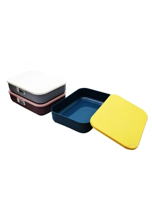 Egonex Lova Lv-342 ( 6.8 Lt ) Shell Organizer Kapaklı Kutu Plastik 26.1x37.4x8.2cm*12=k