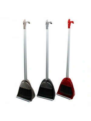 Egonex Maxel Y-420 Kabinli Lux Kovalı Saplı Fırçalı Faraş Takım*12=k