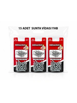 Egonex Medalyan Dl-06 ( 4x40 ) ( 15pcs ) Sunta Vidası*12x10