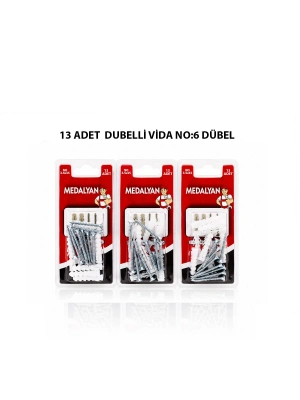 Egonex Medalyan Dl-32 ( 3.5x35 ) ( 13pcs ) Dübelli Vida*12x12