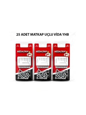 Egonex Medalyan Dl-99 ( 3.9x16 ) ( 25pcs ) Matkap Uçlu Vida*12x12