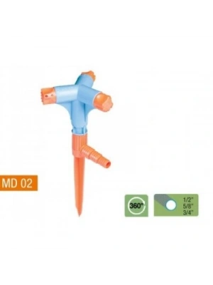 Egonex Medalyan Md-02 ( 3lü & Normal ) Sprınk Fiskiye (kısa Meme)*5x15