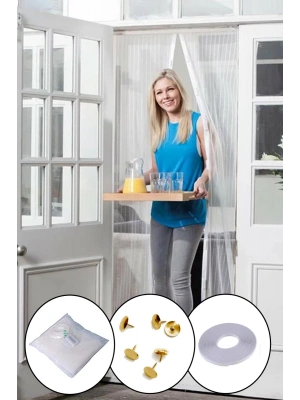 Egonex Mıknatıslı Kapı Sinekliği Tül Perde 105 X 210 Cm