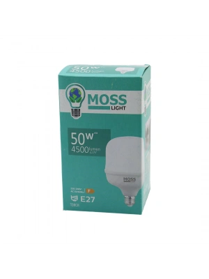 Egonex Moss Lıght Ms-3099 ( 50w ) ( Torch ) Led Ampul Plastik (e27) (4500lumen L175°) (50.000 Saat Ömür) (ıp20) (185-265v (ac) )*24