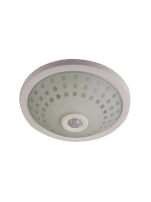 Egonex Nisaluce E-2002 Tavan Armatür ( Camlı  Kafes ) ( 360° Hareket Sensörlü=5mt Algı ) (2 Girişli E27 Ampul Duylu )*12