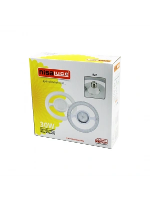 Egonex Nisaluce Eamp-059/kb ( Mika Kristal Plastik Cam ) ( Simit Model ) Led Ampul ( 30w ) ( E27 ) ( Beyaz=6500k ) ( 2700 Lumen )*24