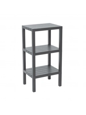 Egonex Ombeg Om-0390-3102-0145 ( 3 ( Düz ) Raflı & Gri ) Modüler Ünite Plastik*8