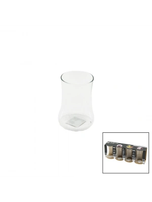 Egonex Pablıto Home Pbt-380 ( 4pcs ) Cam Çay Bardak ( 180ml )*18=k