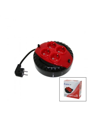 Egonex Pera Wt-730023 ( 3mt ) ( Mini Makaralı ) Uzatma Kablo ( 3x1.5mm )*20