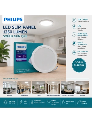 Egonex Phılıps ( 14w ) ( Sıva Altı ) ( Yuvarlak ) Led Slim Panel ( 1250lumen ) ( 20.000 Saat Ömür )*20