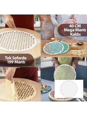 Egonex Plastlife Kp-170 ( Mega & 40cm ) Mantı Kalıbı Plastik ( 199 Mantı )*36=k