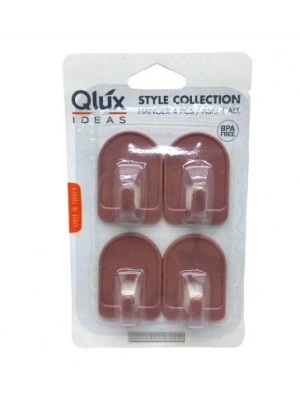 Egonex Qlux L-00136 ( 4pcs ) ( Kubbeli ) Yapışkan Askı*80