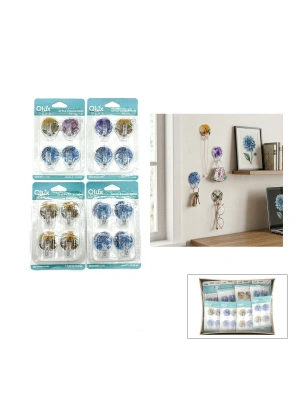 Egonex Qlux L-00638 ( 4pcs ) Damla Küçük Yapışkan Askı*32x2
