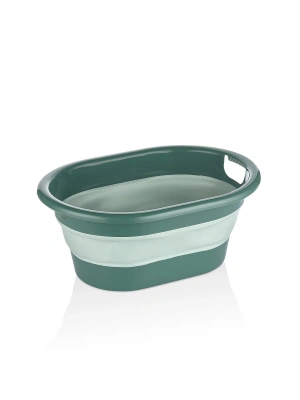 Egonex Qlux L-00959-3 ( No-2 ) ( 18lt ) ( Yeşil ) Katlanabilir Sepet*8=k