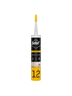 Egonex Selsil 12 Code-2432 ( Ayna Montaj ) Silikonu Clear ( Şeffaf ) 280ml*25=k