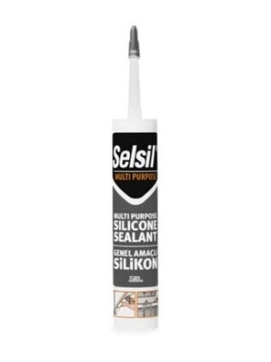 Egonex Selsil-2529 ( Siyah ) Üniversal Silikon 280 Gr*25=k