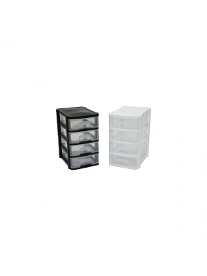 Egonex Super-bag Asr-5032 ( Tonton & Mini ) Çekmece 4 Katlı ( 10.3x13.9x16.6cm )*36