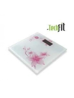 Egonex Techfit Tf-1053 Dijital Desenli Kare Cam Baskül Terazi*20