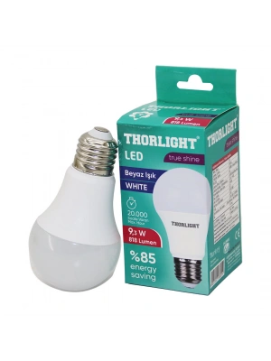 Egonex Thorlıght A-6009-b ( 9.3w ) E27 Beyaz Led Ampul*10x6