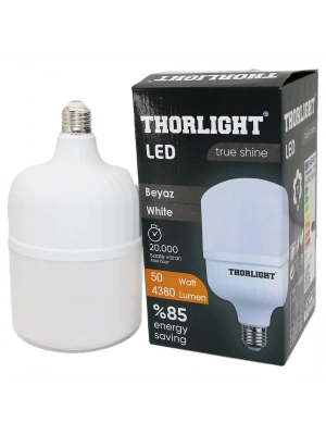 Egonex Thorlıght T-50b ( 50w ) E27 Torch T-shape Beyaz Led Ampul*20