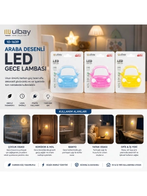 Egonex Ulbay Gc-10 Ulbay ( Araba ) ( 0.1w ) Gece Lambası*10x24