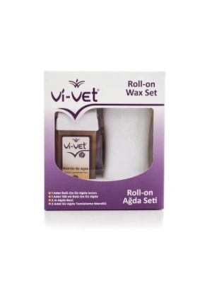 Egonex Vi-vet ( Set ) ( Kutulu ) 2pcs Roll-on Kartuş & Ağda Isıtıcı*12