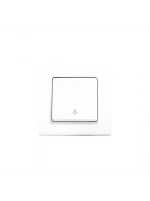 Egonex Viko ( 9140 0003 ) Linnera S ( Lıght ) Tekli Anahtar ( Beyaz ) ( Çerçeveli )*12x10