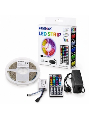 Egonex Wınnboss Strıp Lıght Wn-1144 ( 3çip & 5mt ) Rgb ( Kumandalı ) Şerit Led ( 5050 Smd Type & 54 Led S/m )*60