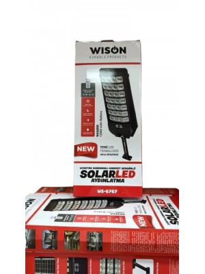 Güneş Enerjili Sokak Aydınlatması Ws-6767 Wison