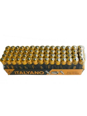 Italyano Itl-aaa İnce Kalem Pil Pakette 60 Adet