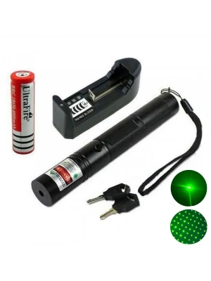 İtalyano Ka-846 100mw Desen Başlıklı Şarjlı Yeşil Lazer Pointer