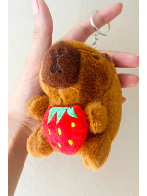 Kapibara Peluş Anahtarlık