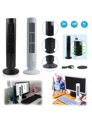 Kule Tipi Usb Elektrik Fan Yapraksız Klima Fanı