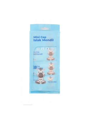 Mini Cep Islak Mendil Günlük Pratik 8li Paket