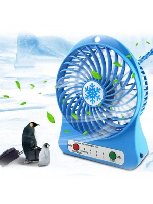 Mini Masa Fanı Mini Masaüstü Fan Şarjlı Egonex