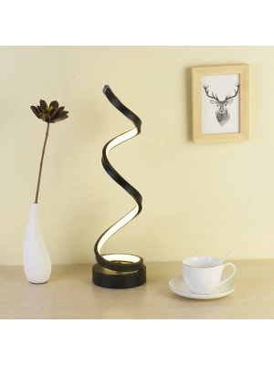 Modern Spiral Led Masa Lambası