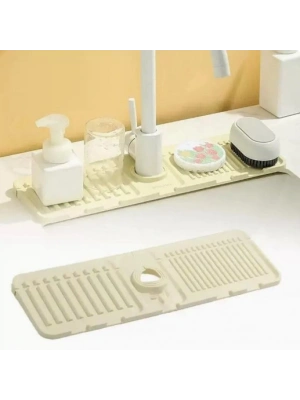 Mutfak Banyo Lavabo Kenarı Silikon Mat Gri