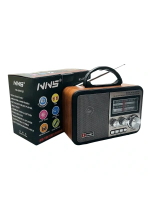 Nns Ns-8897 Orta Boy Retro, Nostaljik, Ahşap Tasarım Radyo