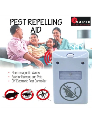 Pest Repeller Böcek Sinek Haşere Fare Kovucu Ultrasonik Zararlı Kovar Cihaz