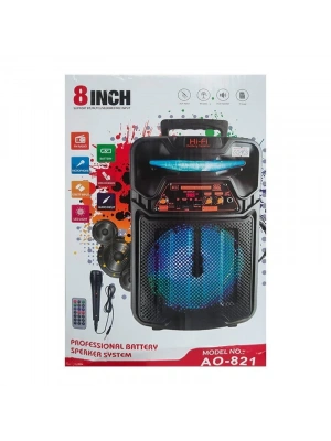 Platoon PL-4680 Bluetooth/Sd/Usb Girişli 8Kumandalı Işıklı Müzik Kutusu