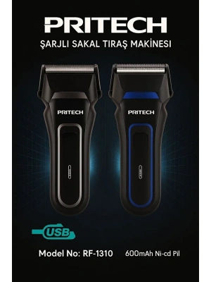 Pritech Şarjlı Sakal Tıraş Makinesi Seyahat Rf-1310
