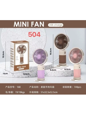Şarjlı Taşınabilir El Tipi Mini Fan Egonex 504