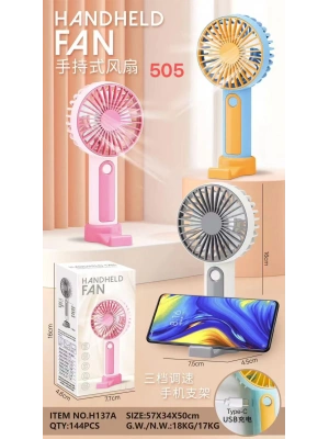 Şarjlı Taşınabilir El Tipi Mini Fan Egonex 505