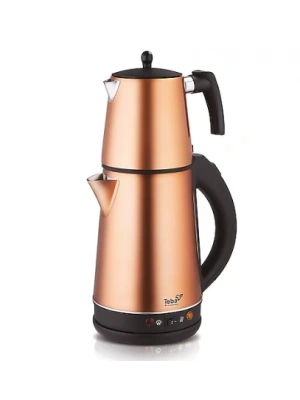 Teba Th-334 Cm 1500 W Çelik 1.8 Lt Elektrikli Çay Makinesi Rose